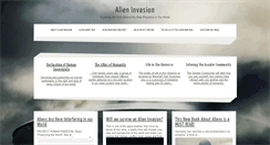 Desktop Screenshot of alieninvasion.org